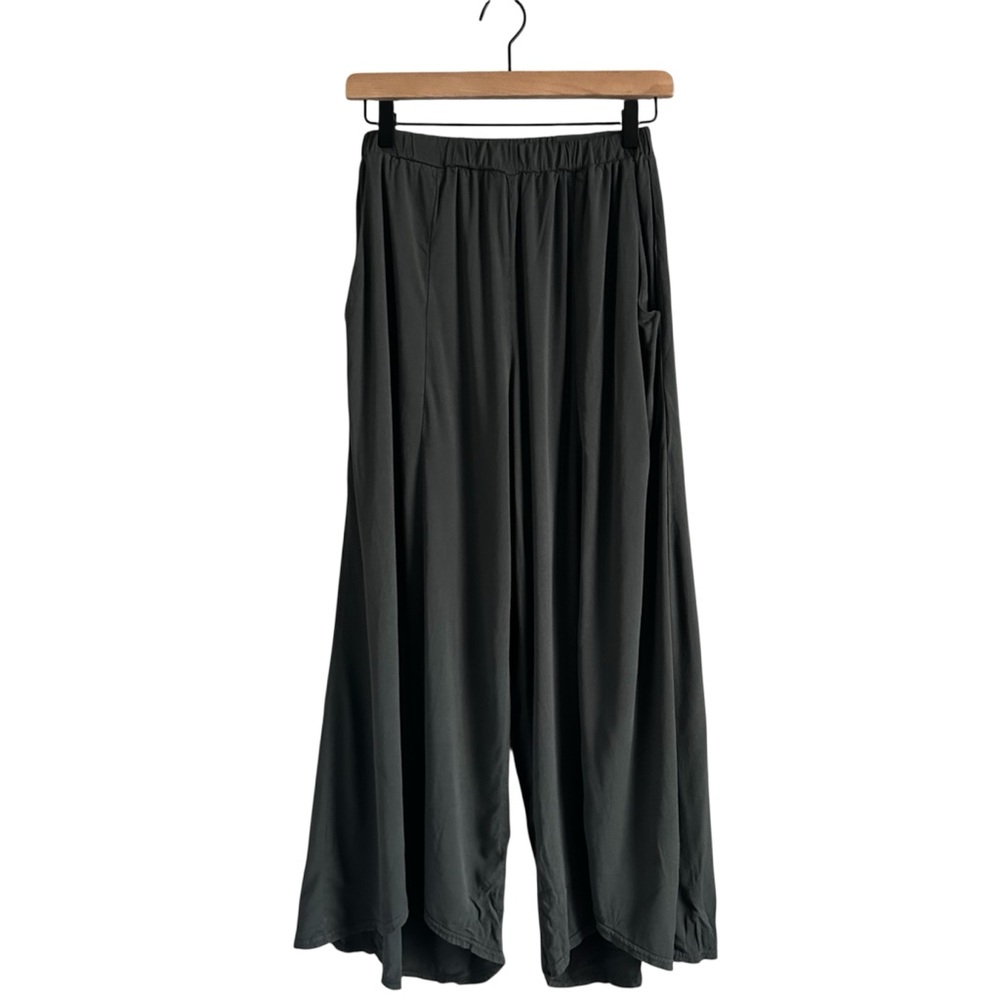Cynthia Ashby Wrap Pant Loose Fit Pull On in Admiral Size XS